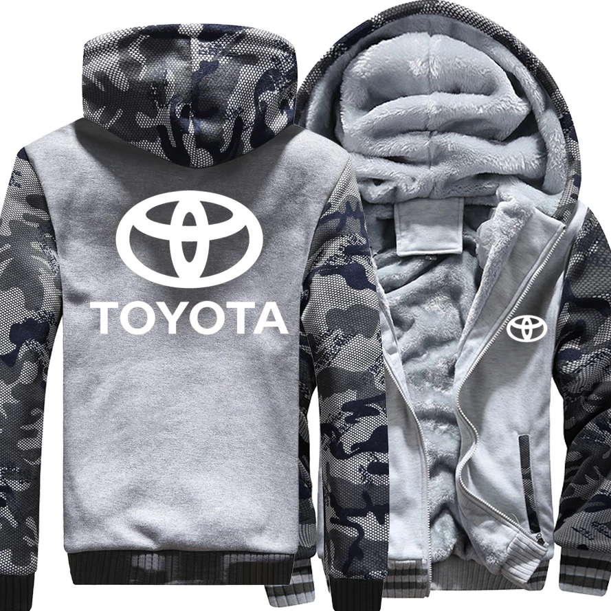 Winter Toyota Hoodies Mens Camouflage Sleeve Jacket Coat Fleece Fashion Thicken Man Long Sleeve Zipper Sweatshirt Tops
Winter Toyota Hoodies Mens Camouflage Sleeve Jacket Coat Fleece Fashion Thicken Man Long Sleeve Zipper Sweatshirt Tops