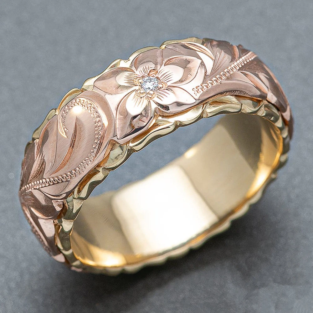 Huitan New Carved Design Women Wedding Rings Two Tone Cubic Zircon Female Classic Jewelry Elegant Engagement Rings Drop Shipping
Huitan New Carved Design Women Wedding Rings Two Tone Cubic Zircon Female Classic Jewelry Elegant Engagement Rings Drop Shipping