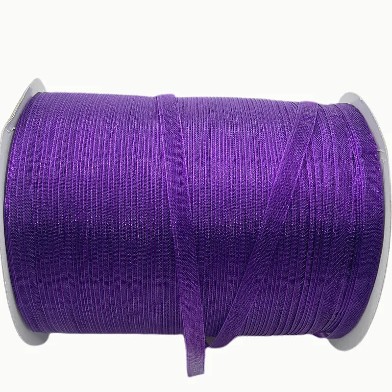 100 Meters 6mm Violet Organza Ribbon Handmade DIY Material For Arts Crafts Sewing Christmas Wedding Party Decoration Gift Wrap
100 Meters 6mm Violet Organza Ribbon Handmade DIY Material For Arts Crafts Sewing Christmas Wedding Party Decoration Gift Wrap