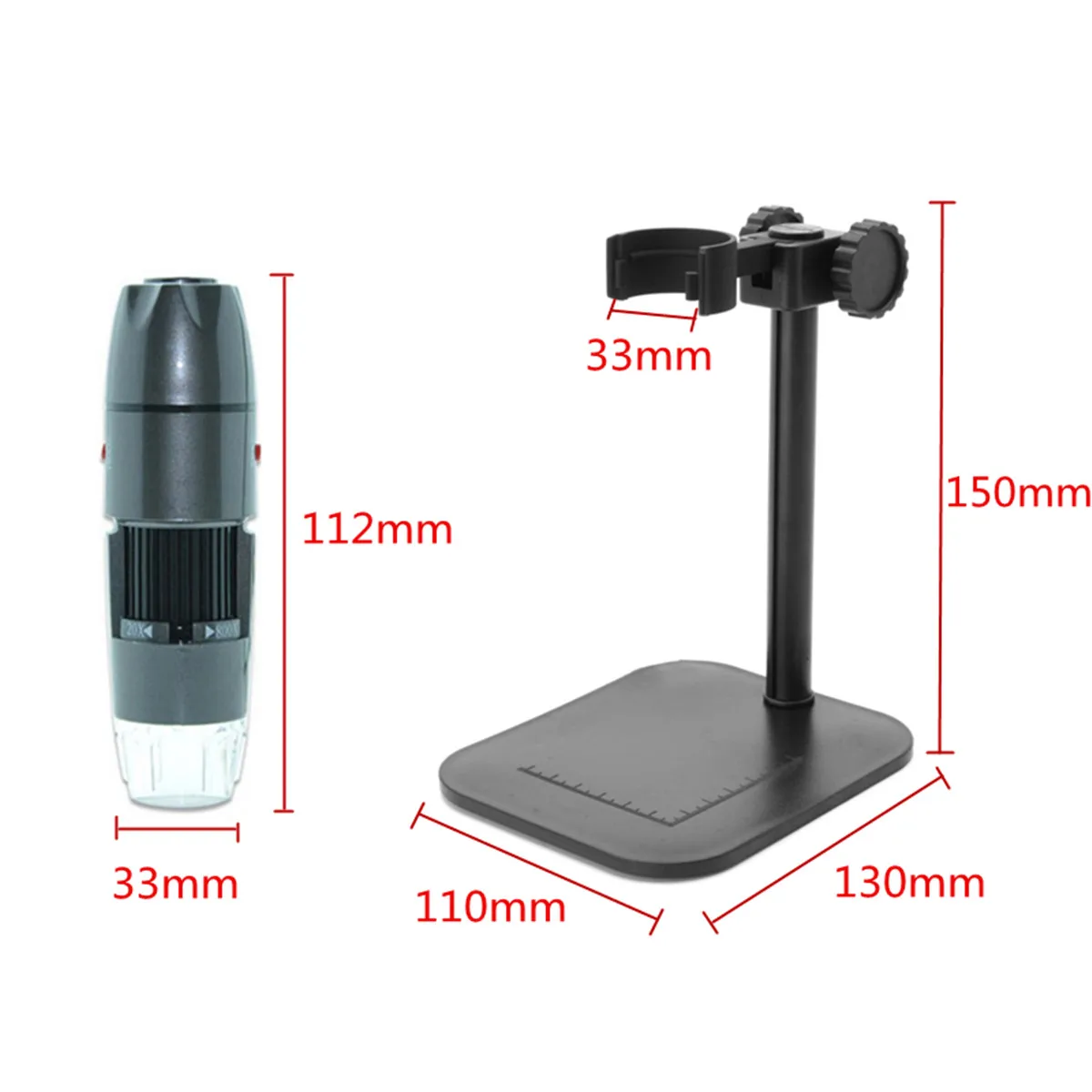 USB Digital Microscope Electronic Microscope Portable Camera Endoscope 20-800X Magnifier Adjustable Magnification With Stand
USB Digital Microscope Electronic Microscope Portable Camera Endoscope 20-800X Magnifier Adjustable Magnification With Stand