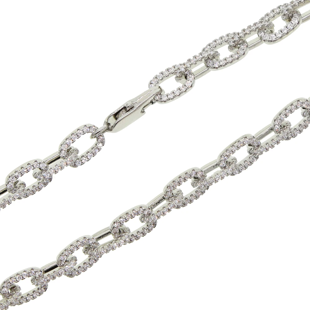 3 Length Hip Hop High Quality Iced Out Miami Cuban Sparking Chain Necklace Paved White Cz For Women Wedding Gift 2021 New
3 Length Hip Hop High Quality Iced Out Miami Cuban Sparking Chain Necklace Paved White Cz For Women Wedding Gift 2021 New