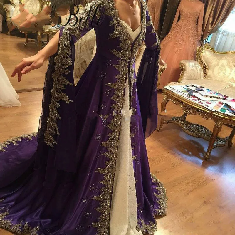 Purple Muslim Evening Dress Long Sleeve Dubai Arabic Prom Gown Indian Turkey Kaftan Lace Women vestidos largos robe soiree 2019
Purple Muslim Evening Dress Long Sleeve Dubai Arabic Prom Gown Indian Turkey Kaftan Lace Women vestidos largos robe soiree 2019