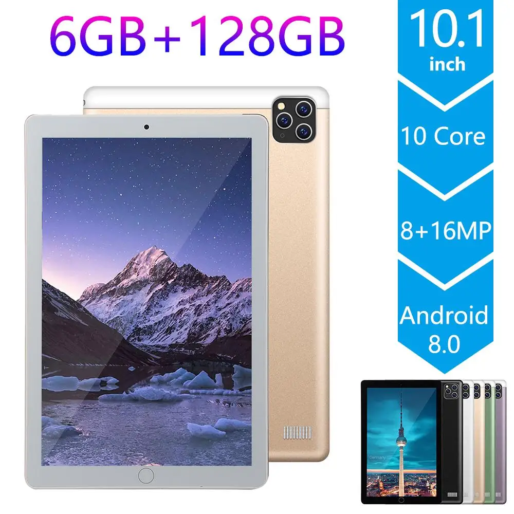 10,1-дюймовый планшет с восьмиядерным процессором, ОЗУ 6 ГБ, ПЗУ 2022 ГБ, 8 Мп, 4G LTE
10,1-дюймовый планшет с восьмиядерным процессором, ОЗУ 6 ГБ, ПЗУ 2022 ГБ, 8 Мп, 4G LTE