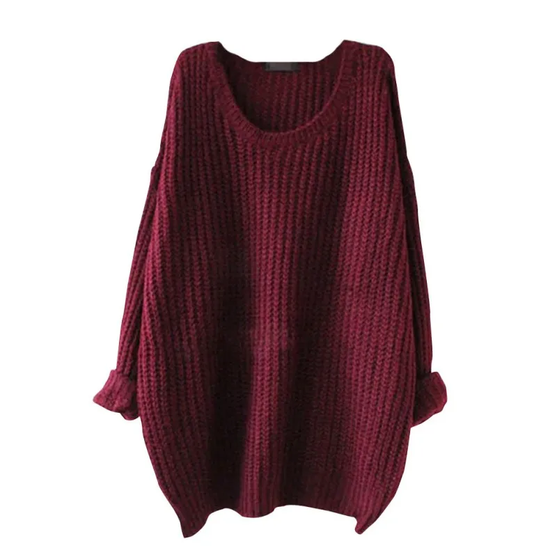 Knitted Solid Color Women Sweaters Pullovers 2018 Fashion Female Simple Tops Sweater Hot Sale Loose Round Neck Long Sleeve
Knitted Solid Color Women Sweaters Pullovers 2018 Fashion Female Simple Tops Sweater Hot Sale Loose Round Neck Long Sleeve
