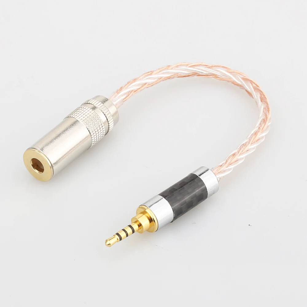 Audiocrast 2.5mm TRRS Balanced to 4.4mm Balanced Female OCC Silver Plated Audio cable
Audiocrast 2.5mm TRRS Balanced to 4.4mm Balanced Female OCC Silver Plated Audio cable