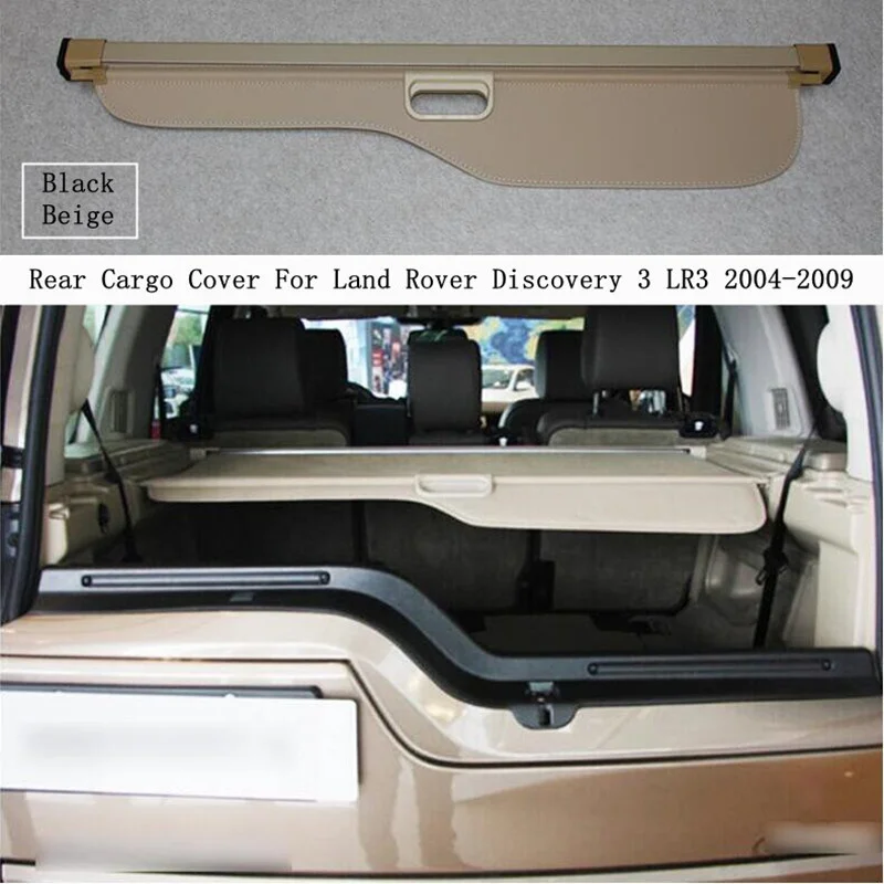 Задняя крышка для груза Land Rover Discovery 3 LR3 2004-2009, защитный экран для багажника, защитный козырек, автомобильные аксессуары
Задняя крышка для груза Land Rover Discovery 3 LR3 2004-2009, защитный экран для багажника, защитный козырек, автомобильные аксессуары