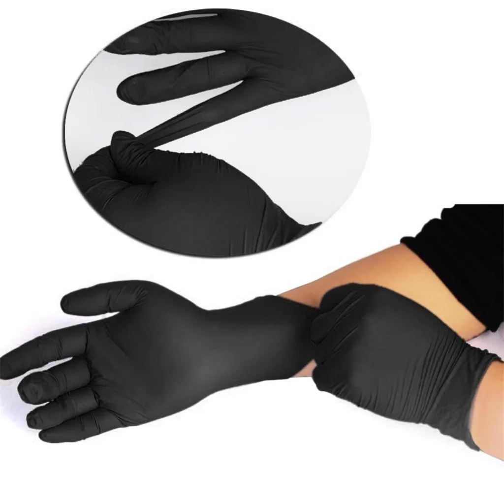 100PCS Black Gloves Disposable Permanent Tattoo Gloves Tattoo Latex Gloves Tattoo Accessories Multifunction Nitrile Gloves#G2
100PCS Black Gloves Disposable Permanent Tattoo Gloves Tattoo Latex Gloves Tattoo Accessories Multifunction Nitrile Gloves#G2