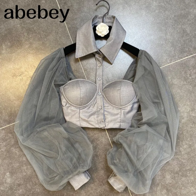 2020 New Summer Fashion Casual Long Sleeve Turn-down Collar Backless Solid Lace Puff Sleeve Shirt Top Women SD679
2020 New Summer Fashion Casual Long Sleeve Turn-down Collar Backless Solid Lace Puff Sleeve Shirt Top Women SD679