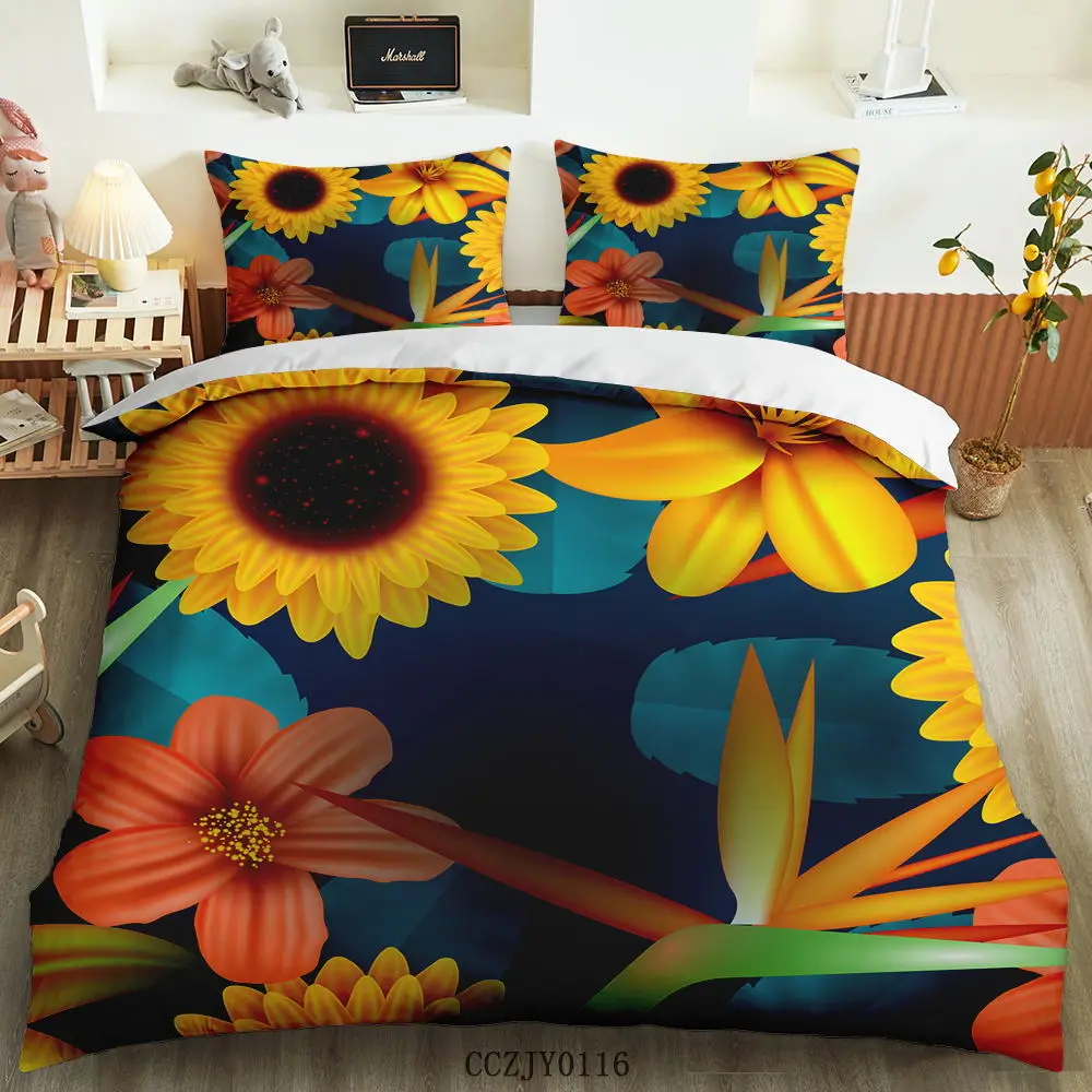 BailiPromise Sunflower bedding set bedroom 3D Print Sunshine Pillowcase Soft Duvet Cover Warm Kids Girls Queen King Twin
BailiPromise Sunflower bedding set bedroom 3D Print Sunshine Pillowcase Soft Duvet Cover Warm Kids Girls Queen King Twin