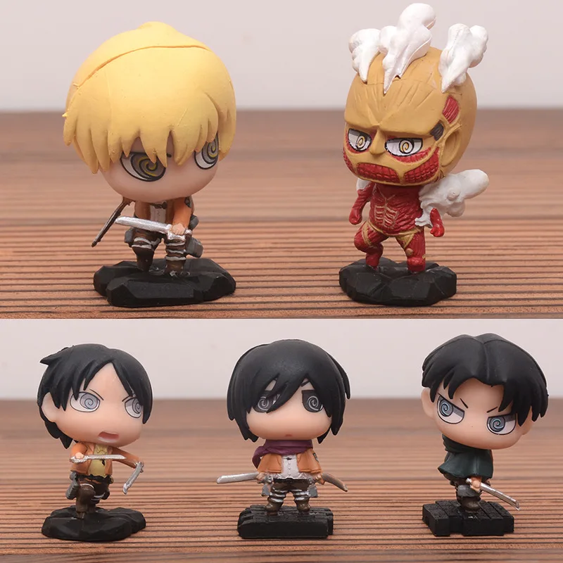 Anime Figurine Attack On Titan Eren Jger Rival Ackerman 5 Pcs Action Figure Cartoon Character Model Toys Doll
Anime Figurine Attack On Titan Eren Jger Rival Ackerman 5 Pcs Action Figure Cartoon Character Model Toys Doll