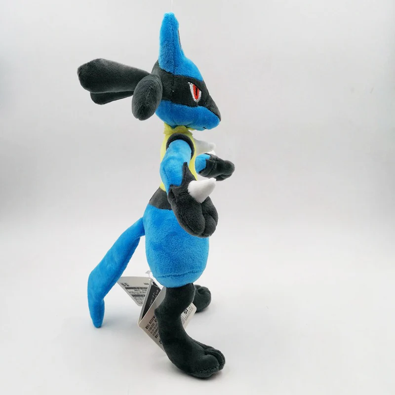 30 см плюшевая кукла Pokemon Lucario Мягкая Милая Мега игрушка подарок для детей Лидер