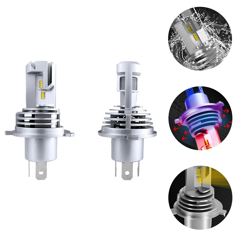 2pcs Auto Head Lights H4 9003 Car LED Bulbs Replacement 55W Vehicle Lights
2pcs Auto Head Lights H4 9003 Car LED Bulbs Replacement 55W Vehicle Lights