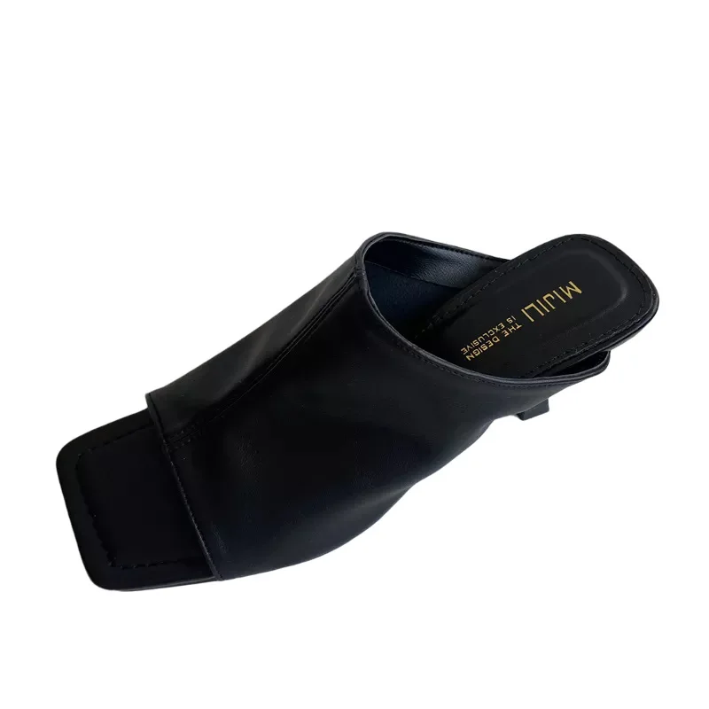 Slippers Women Summer High-Heeled Shoes Lady Pantofle Slides Low 2021 Thin Fabric Rome Rubber PU Basic Pumps Hoof Slippers Women
Slippers Women Summer High-Heeled Shoes Lady Pantofle Slides Low 2021 Thin Fabric Rome Rubber PU Basic Pumps Hoof Slippers Women