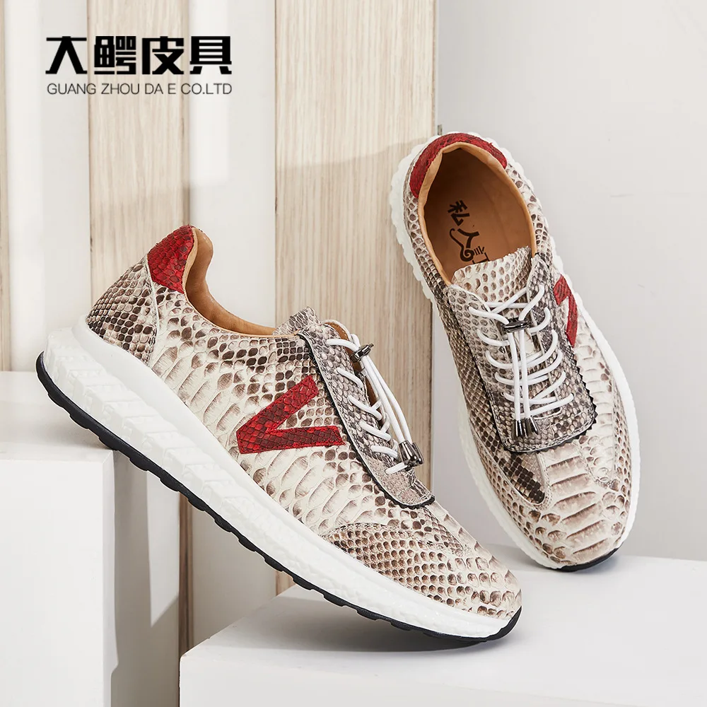 Hair snake leather shoes, men's leather shoes, fashion casual sports shoes, python leather shoes, rubber sole men's shoes
Hair snake leather shoes, men's leather shoes, fashion casual sports shoes, python leather shoes, rubber sole men's shoes