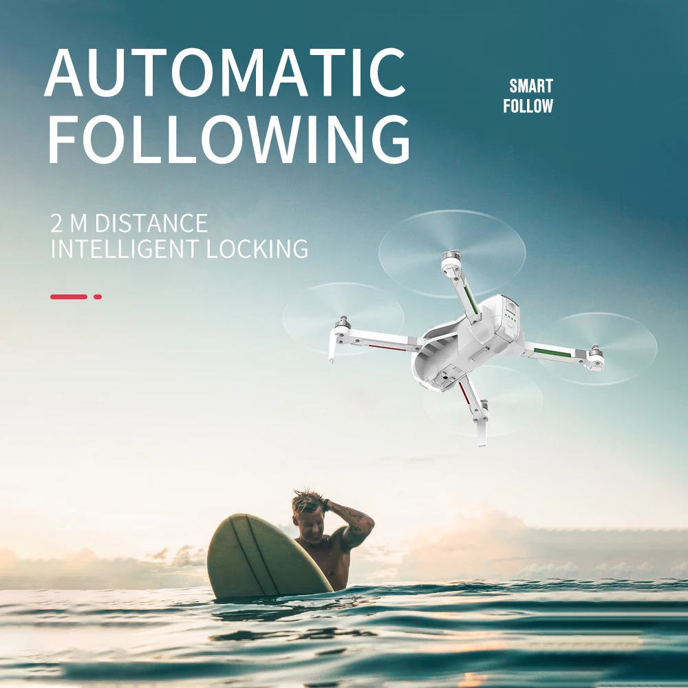 GPS Drone with 4K Wide Angle Camera Optical Flow Dron Brushless RC Quadcopter Long Battery Life Helicopter Toys VS F11 B4W SG906
GPS Drone with 4K Wide Angle Camera Optical Flow Dron Brushless RC Quadcopter Long Battery Life Helicopter Toys VS F11 B4W SG906