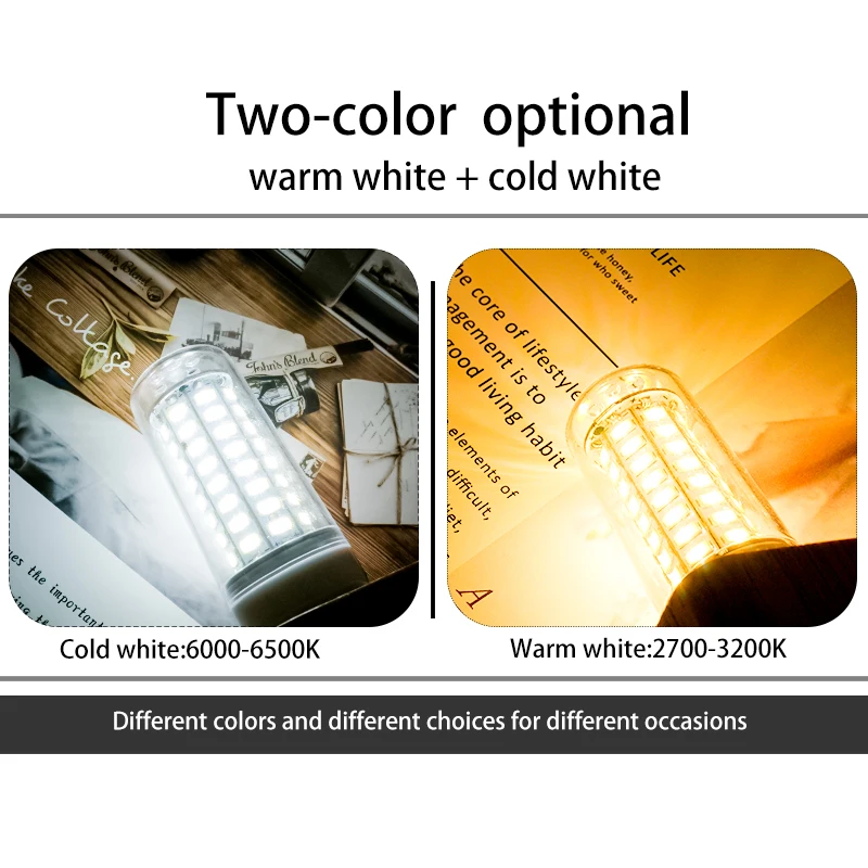 6pcs/lot E27 LED Corn Light E14 Candle Bulb LED 24 36 48 56 69 72leds LED Lamp 220V 5730 SMD Chandelier Bombillas Home Lighting 
6pcs/lot E27 LED Corn Light E14 Candle Bulb LED 24 36 48 56 69 72leds LED Lamp 220V 5730 SMD Chandelier Bombillas Home Lighting