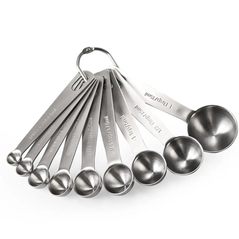 6/7/8/9PCS Measuring Spoons Stainless Steel Teaspoon Measuring Spoon Kitchen Coffee Sugar Scoop Flour Baking Accessories
6/7/8/9PCS Measuring Spoons Stainless Steel Teaspoon Measuring Spoon Kitchen Coffee Sugar Scoop Flour Baking Accessories