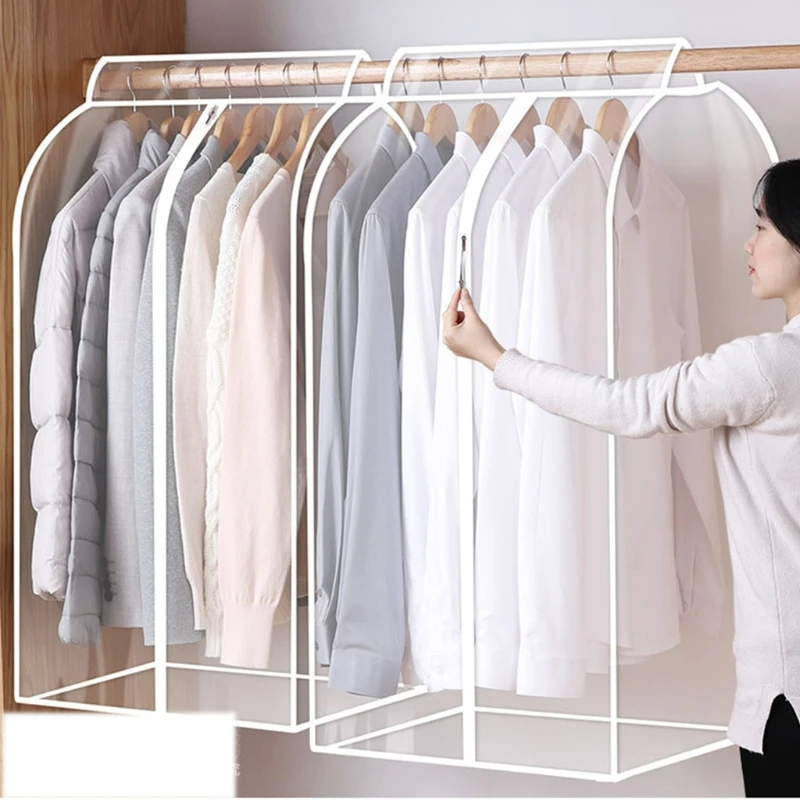 Hanging Garment Bag Clear Window Wardrobe Closet Clothes Storage Pouch Case Organizer Coat Suit Dust Cover
Hanging Garment Bag Clear Window Wardrobe Closet Clothes Storage Pouch Case Organizer Coat Suit Dust Cover