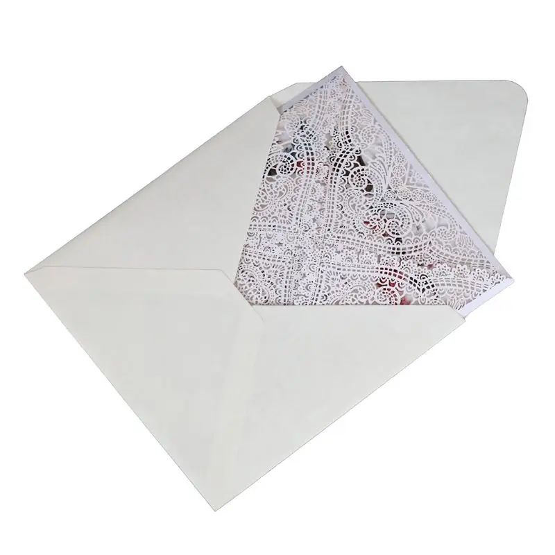 50pcs Wedding Invitation Cards Laser Cut Party Invitations with Blank Inner Kraft Card Inserts for Wedding
50pcs Wedding Invitation Cards Laser Cut Party Invitations with Blank Inner Kraft Card Inserts for Wedding