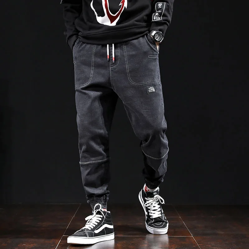 Jeans Black Trousers Harem-Pants Plus Size Big Pockets Men Denim Trousers Men Streetwear Bottom Skinny Jeans Pants
Jeans Black Trousers Harem-Pants Plus Size Big Pockets Men Denim Trousers Men Streetwear Bottom Skinny Jeans Pants