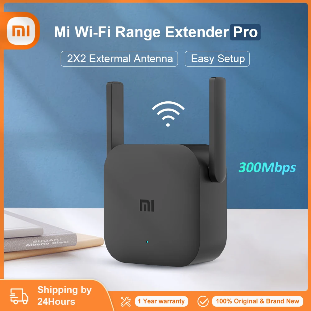 

Оригинальный Wi-Fi ретранслятор Xiaomi Mi Pro 300M, усилитель сети, расширитель, маршрутизатор, роутер, 2 антенны