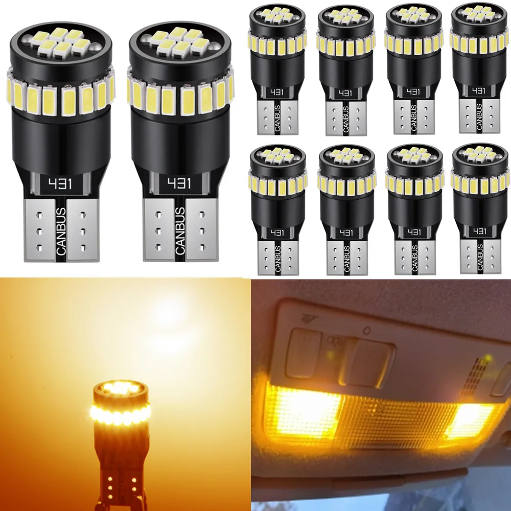 10x w5w T10 Error Free Canbus For Toyota Land Cruiser 80 100 200 Prado 120 150 FJ Avensis LED Interior Light License Plate Lamp
10x w5w T10 Error Free Canbus For Toyota Land Cruiser 80 100 200 Prado 120 150 FJ Avensis LED Interior Light License Plate Lamp