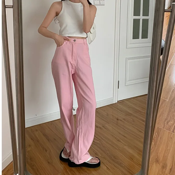 Korean Ins Niche Retro Simple Sleeveless Vest Waistcoat Women + Pink Girl High Waist Trousers Slimming Pants Fashion
Korean Ins Niche Retro Simple Sleeveless Vest Waistcoat Women + Pink Girl High Waist Trousers Slimming Pants Fashion