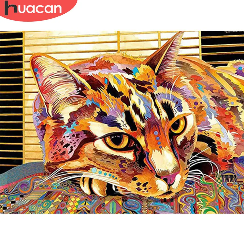 HUACAN Full Square/Round Diamond Painting Cat DIY 5D Diamond Embroidery Animal Mosaic Rhinestones Pictures Home Decor
HUACAN Full Square/Round Diamond Painting Cat DIY 5D Diamond Embroidery Animal Mosaic Rhinestones Pictures Home Decor