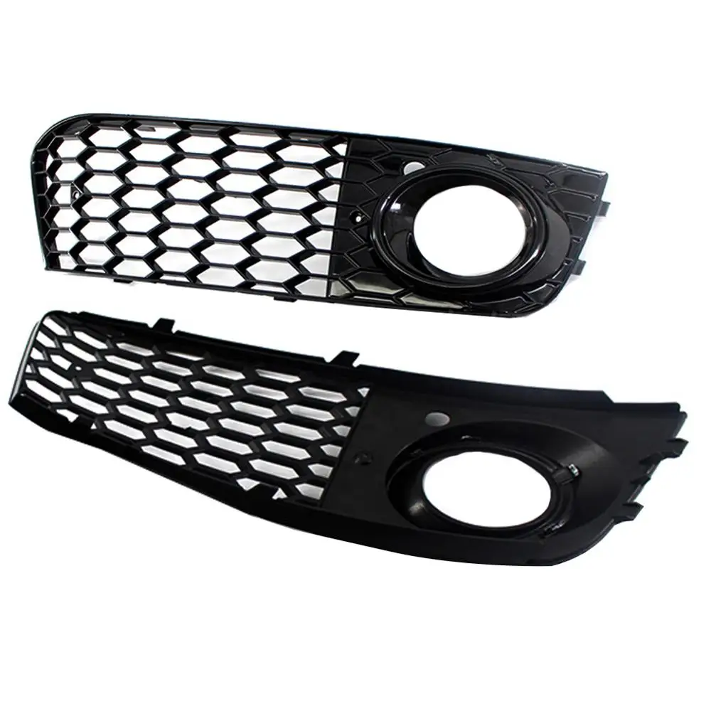 A4 B8 Black Car Fog Light Grille Lamp Cover HONEYCOMB HEX Front Grille Grill For Au-di A4 B8 S-Line S4 2008 2009 2010 2011 2012 
A4 B8 Black Car Fog Light Grille Lamp Cover HONEYCOMB HEX Front Grille Grill For Au-di A4 B8 S-Line S4 2008 2009 2010 2011 2012