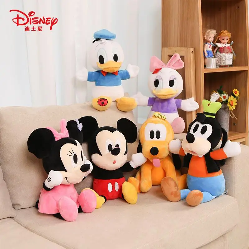 

Disney Cartoon Character Mickey And His Friend Pluto/piglet/pooh/minnie/tigger/donald Duck/daisy Plush Toy Doll Cute Animals