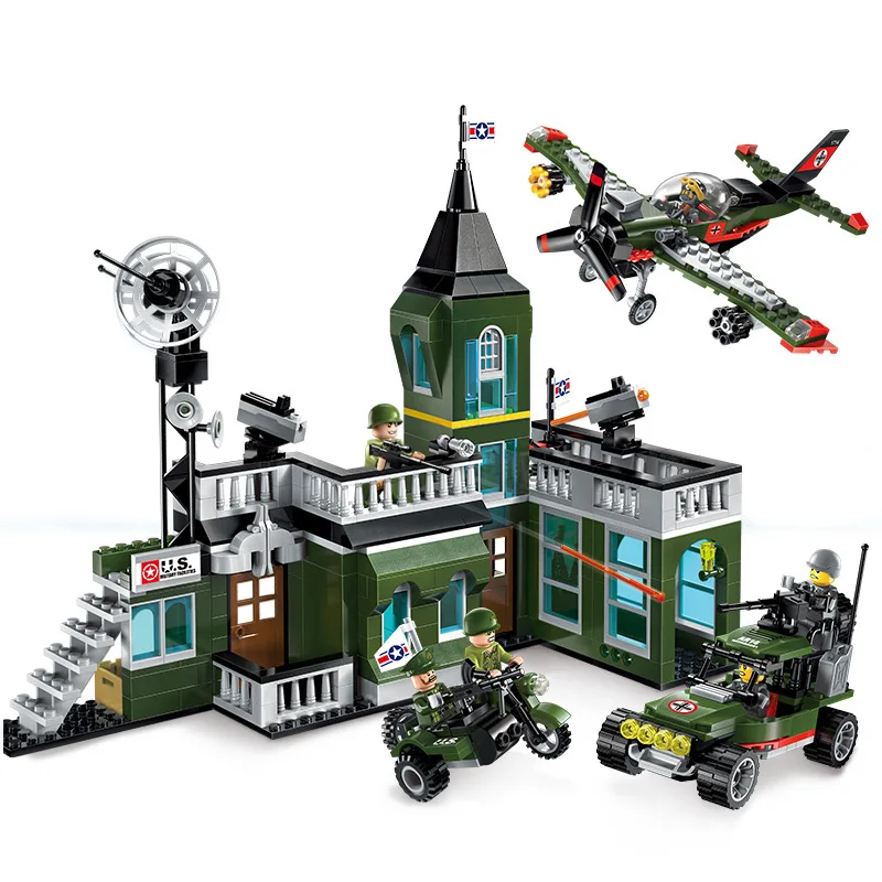 627PCS Enlightenment Building Blocks 1714 Military Series Bombing Command Small Particles Assembled Toy Gifts
627PCS Enlightenment Building Blocks 1714 Military Series Bombing Command Small Particles Assembled Toy Gifts