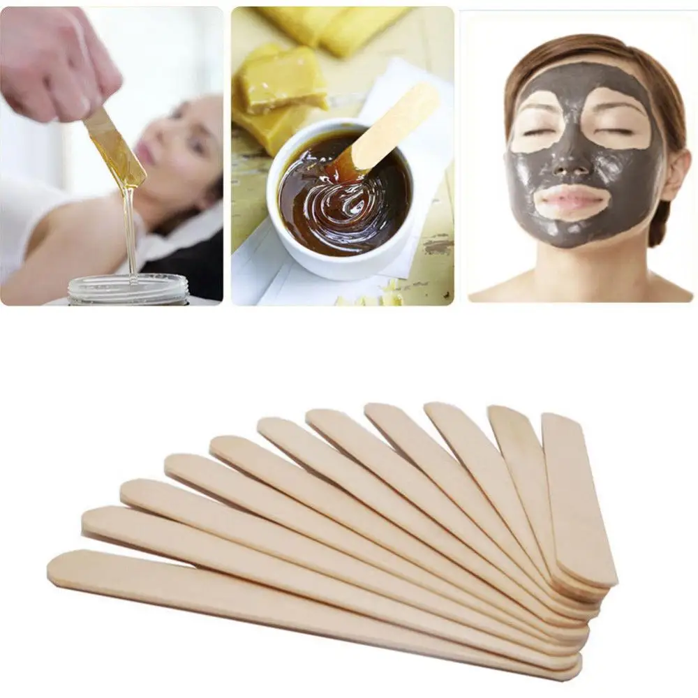 Wooden Hair Removal Waxing Spatulas Wax Applicator Sticks Tongue Depressors, Disposable(100 Pack)
Wooden Hair Removal Waxing Spatulas Wax Applicator Sticks Tongue Depressors, Disposable(100 Pack)