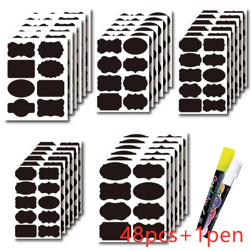Jar Stickers Kitchen Label Stickers Blackboard Spice Labels Sticker Kitchen Storage Organizer Bottles Label Chalkboard Tag
Jar Stickers Kitchen Label Stickers Blackboard Spice Labels Sticker Kitchen Storage Organizer Bottles Label Chalkboard Tag