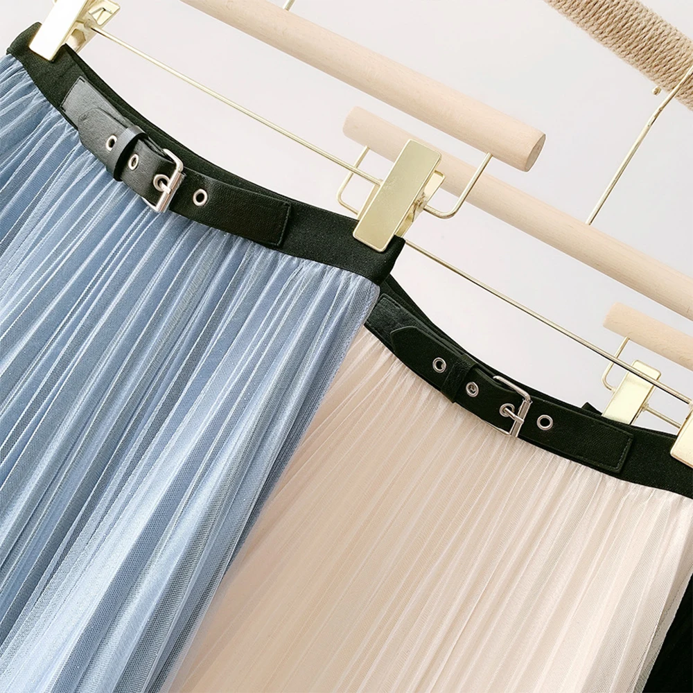 SISHION Bling Women Long Pleated Skirt VD2021 High Waist Black Blue Apricot Summer Skirt
SISHION Bling Women Long Pleated Skirt VD2021 High Waist Black Blue Apricot Summer Skirt