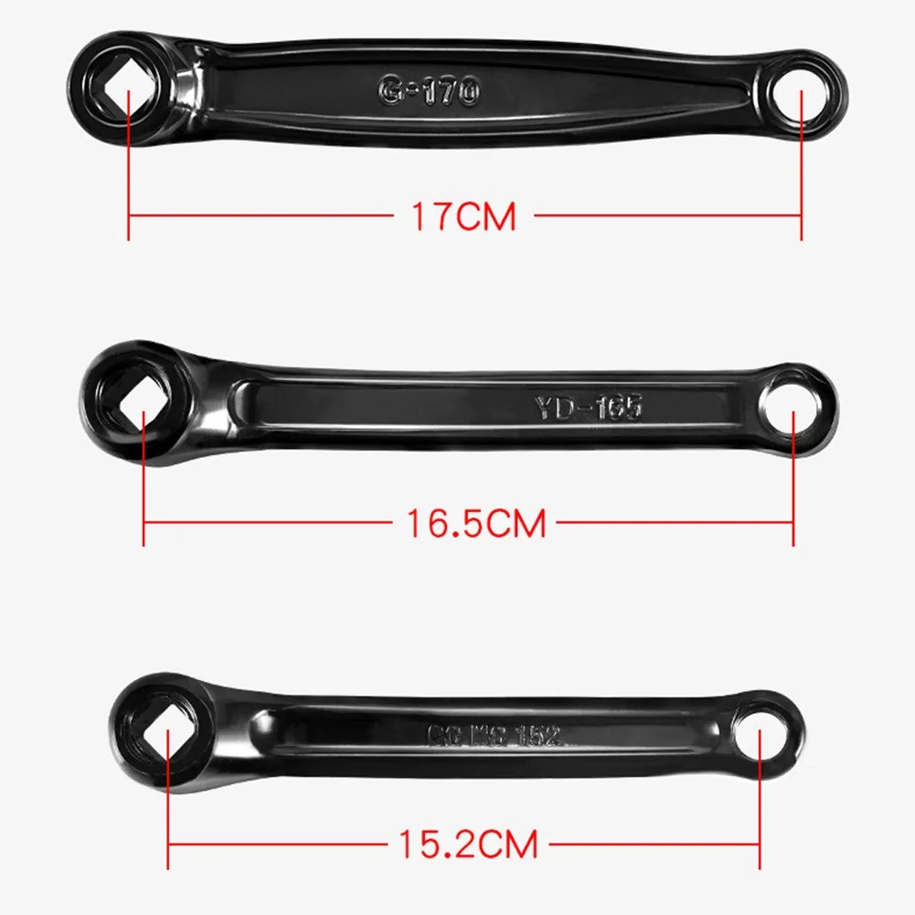 170 165 152MM MTB Bike Left Crank Arm Diamond Hole Road Mountain Bicycle Chain Ring Bolt Repair Part Cycling Parts Accessories
170 165 152MM MTB Bike Left Crank Arm Diamond Hole Road Mountain Bicycle Chain Ring Bolt Repair Part Cycling Parts Accessories