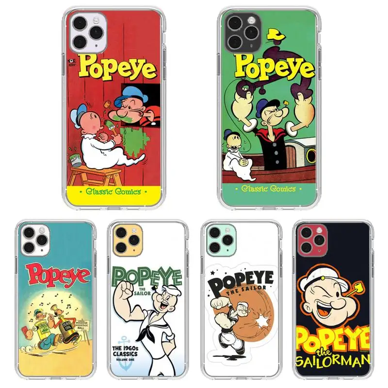 Funny Scrub Popeye Spinach Phone Case Transparent For Iphone 12 11 Pro Max Xr X Mini 7 8 PLUS Coque Cover
Funny Scrub Popeye Spinach Phone Case Transparent For Iphone 12 11 Pro Max Xr X Mini 7 8 PLUS Coque Cover