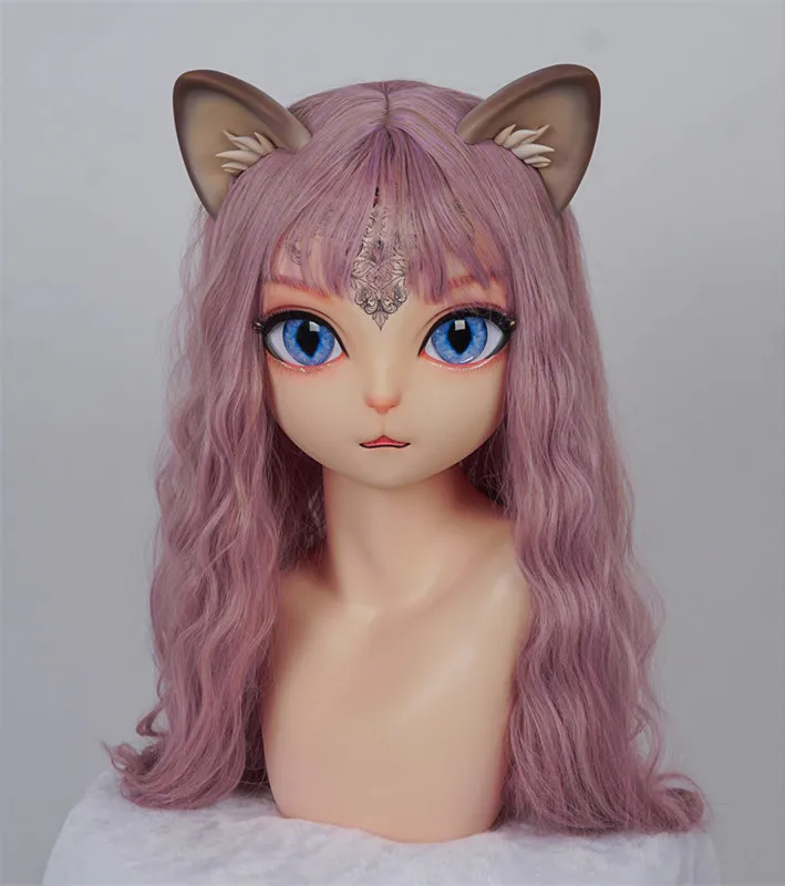Женские маски для косплея (HIDOLLS 35) из силиконовой смолы девочек маскарадные