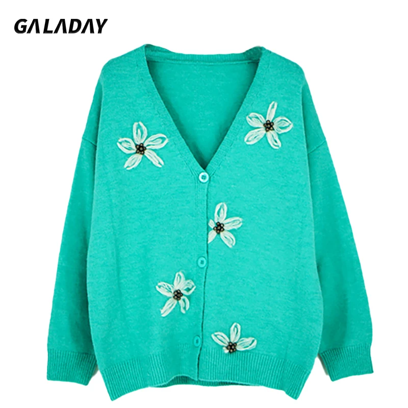 Galaday Cardigan Green Women's Jumper Sweetshirts Cardigans for Sweaters Korean Outerwear Woman Sweater Fashion with Buttons
Galaday Cardigan Green Women's Jumper Sweetshirts Cardigans for Sweaters Korean Outerwear Woman Sweater Fashion with Buttons