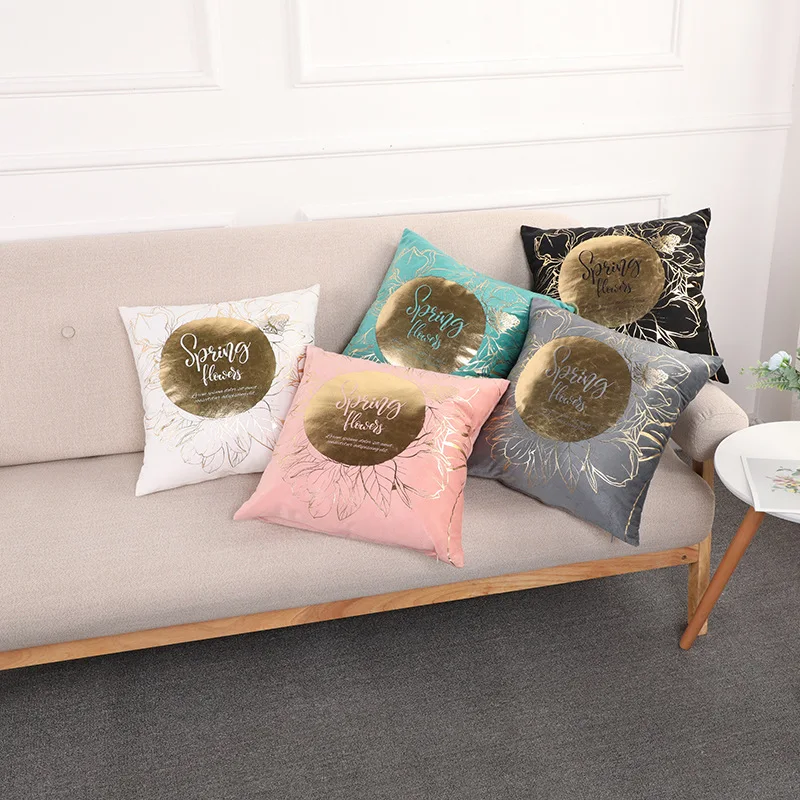 Madream Bronzing Lotus Pattern Flannel Cushion Cover Modern Minimalist Home Sofa Pillow Case Christmas Pillow Covers Car Pillow
Madream Bronzing Lotus Pattern Flannel Cushion Cover Modern Minimalist Home Sofa Pillow Case Christmas Pillow Covers Car Pillow
