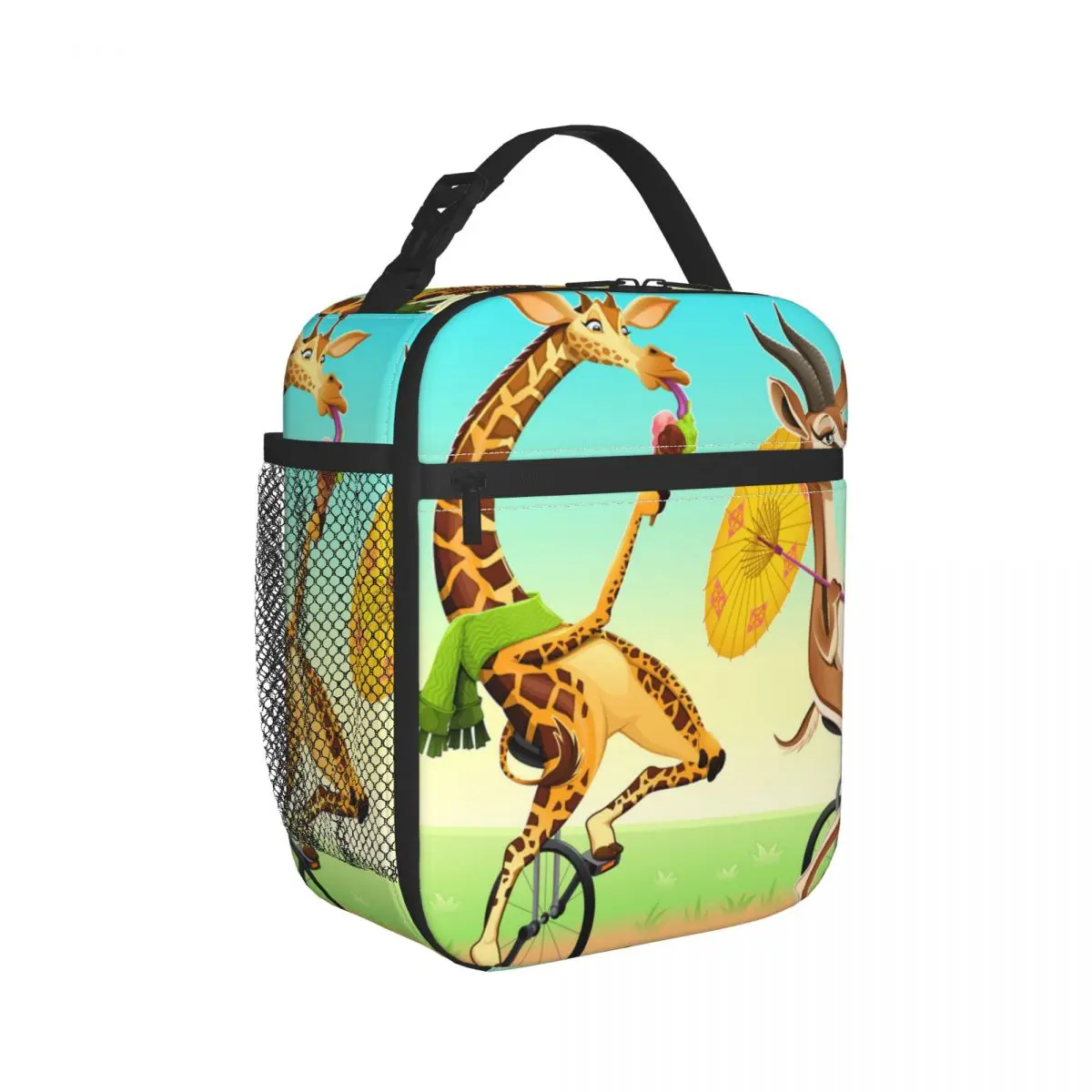 Cooler Lunch Bag Funny Animals Unicycles Insulated Thermal Food Picnic Handbag Portable Shoulder Lunch Box Tote
Cooler Lunch Bag Funny Animals Unicycles Insulated Thermal Food Picnic Handbag Portable Shoulder Lunch Box Tote