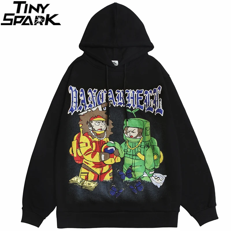 2021 Men Hip Hop Streetwear Sweatshirt Hoodie Spacemen Butterfly Print Hooded Pullover Harajuku Cotton Fleece Autumn Hoodie
2021 Men Hip Hop Streetwear Sweatshirt Hoodie Spacemen Butterfly Print Hooded Pullover Harajuku Cotton Fleece Autumn Hoodie