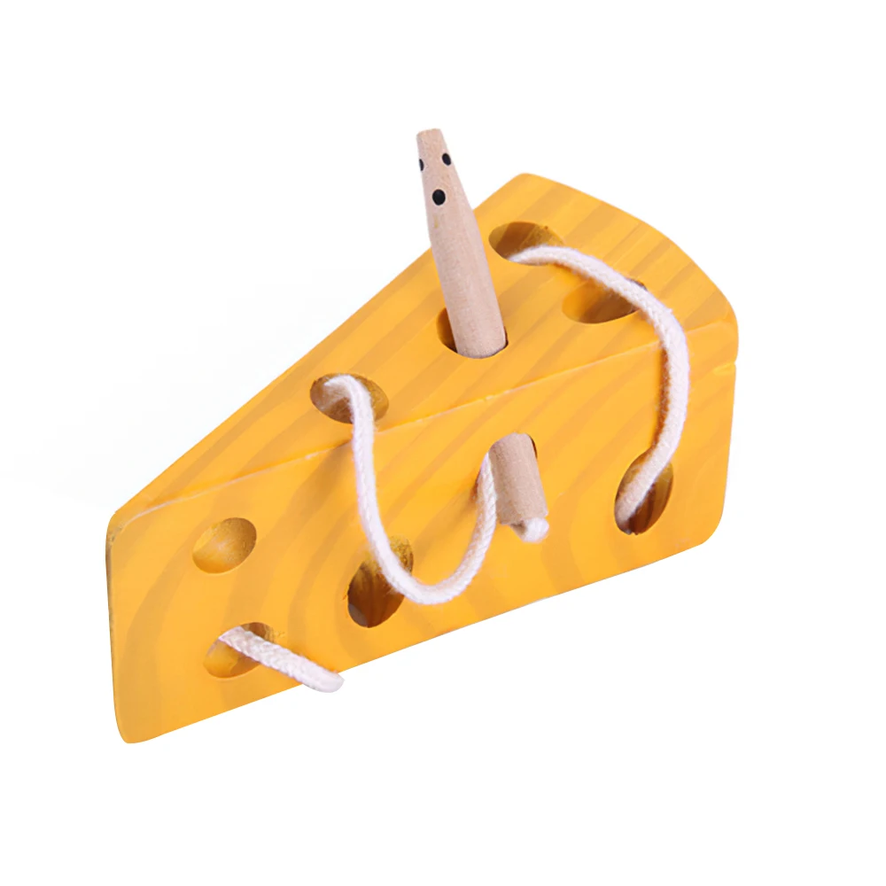 Wooden Montessori Early Childhood Education Toy Stringing Cheese Mouse Eating Wooden Baby Puzzle Simulation Game Kids Gift
Wooden Montessori Early Childhood Education Toy Stringing Cheese Mouse Eating Wooden Baby Puzzle Simulation Game Kids Gift