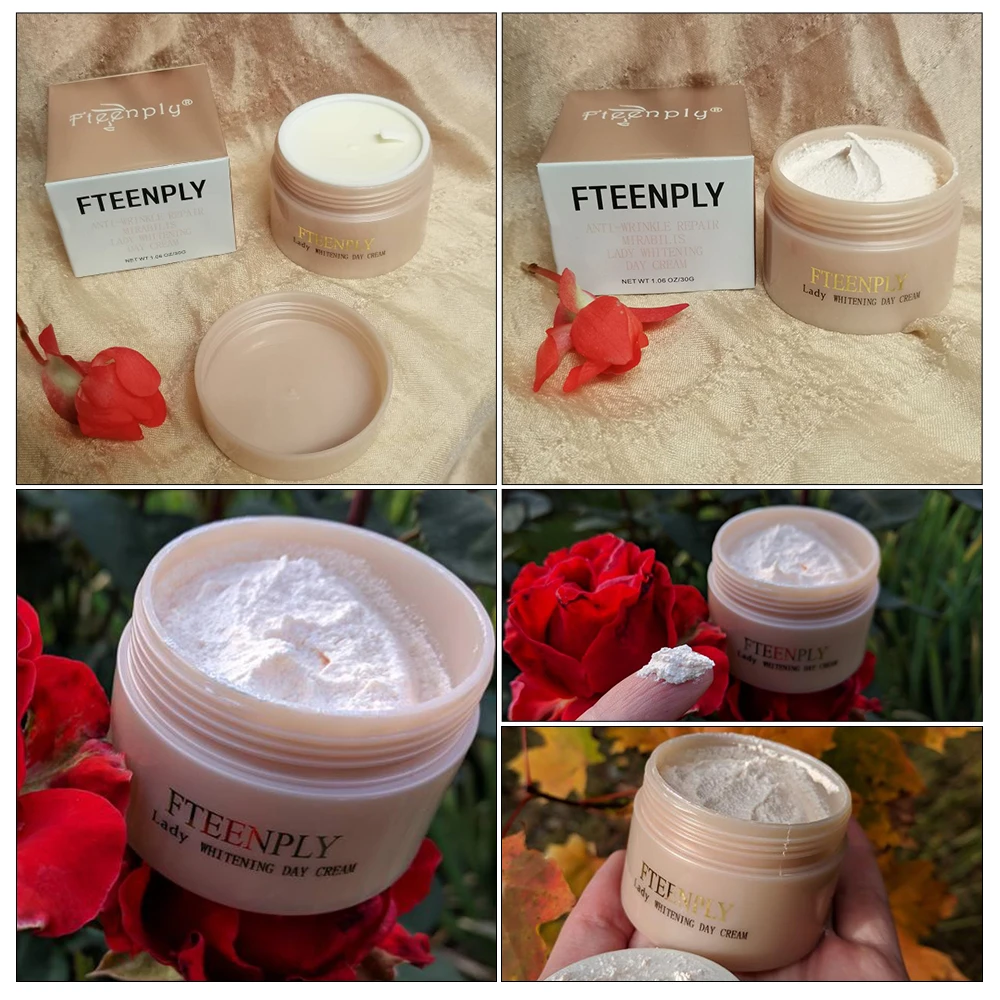FTEENPLY Lady Whitening Day Face Cream Brightening Tightening Moisturizing Skin Repair Reducing Fine Lines Oil Control Skin Care
FTEENPLY Lady Whitening Day Face Cream Brightening Tightening Moisturizing Skin Repair Reducing Fine Lines Oil Control Skin Care