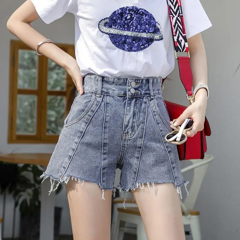 High Waist Plus size Women's Sexy Super shorts 2021 Summer Fashion Denim Cotton Pocket Splicing Ladies Skinny Club Short Jeans
High Waist Plus size Women's Sexy Super shorts 2021 Summer Fashion Denim Cotton Pocket Splicing Ladies Skinny Club Short Jeans