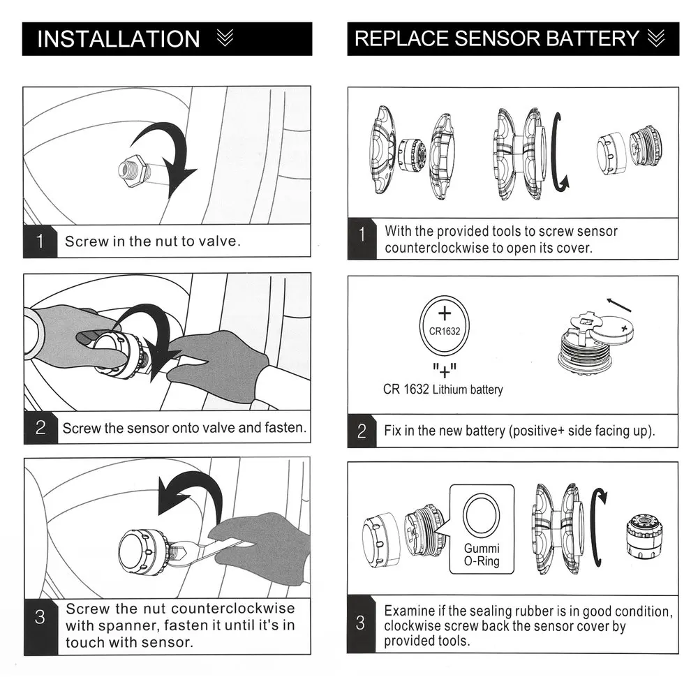 Touch Solar Wireless Tire Pressure Monitoring System TPMS with 4 External Sensors Audio Alarm Measuring Pressure/Temperature
Touch Solar Wireless Tire Pressure Monitoring System TPMS with 4 External Sensors Audio Alarm Measuring Pressure/Temperature