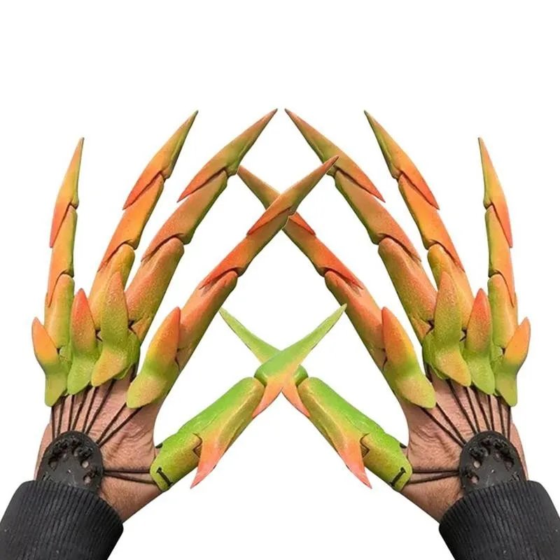 New Creative Articulated Fingers Halloween Finger Gloves Flexible Joint Halloween Horror Party Cosplay Costume Props Hot Sale
New Creative Articulated Fingers Halloween Finger Gloves Flexible Joint Halloween Horror Party Cosplay Costume Props Hot Sale