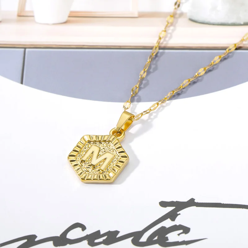 Hexagon Gold Initial Letter Necklace For Women Men 26 Alphabet Pendant Necklaces Choker Boho Jewelry Best Friend Christmas Gifts
Hexagon Gold Initial Letter Necklace For Women Men 26 Alphabet Pendant Necklaces Choker Boho Jewelry Best Friend Christmas Gifts