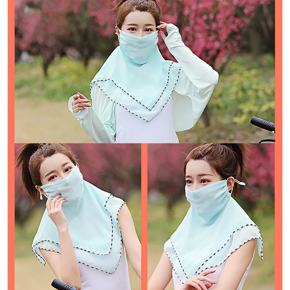 Women Outdoor Cycling Face Mouth Cover Neck Scarf Shawl Veil Sun Anti-UV Protection Summer Scarf Breathable Headband
Women Outdoor Cycling Face Mouth Cover Neck Scarf Shawl Veil Sun Anti-UV Protection Summer Scarf Breathable Headband