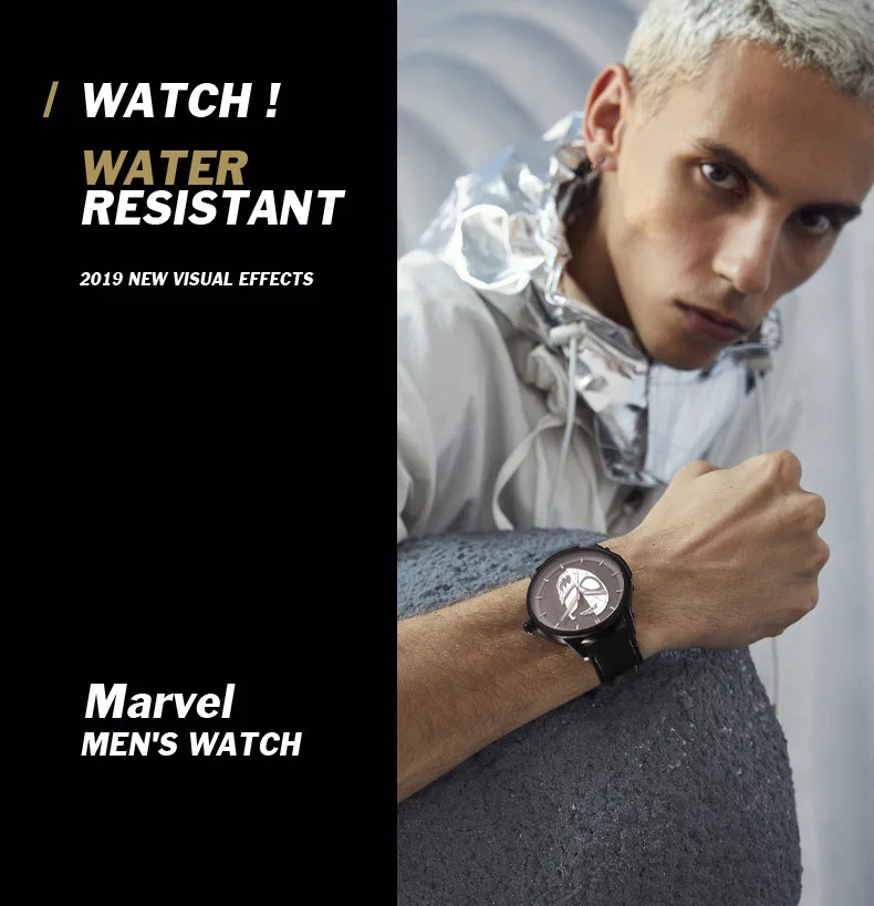 Disney Quartz New Casual Luminous Fashion Personality Venom Spider-Man Watch Marvel Men's Watch
Disney Quartz New Casual Luminous Fashion Personality Venom Spider-Man Watch Marvel Men's Watch