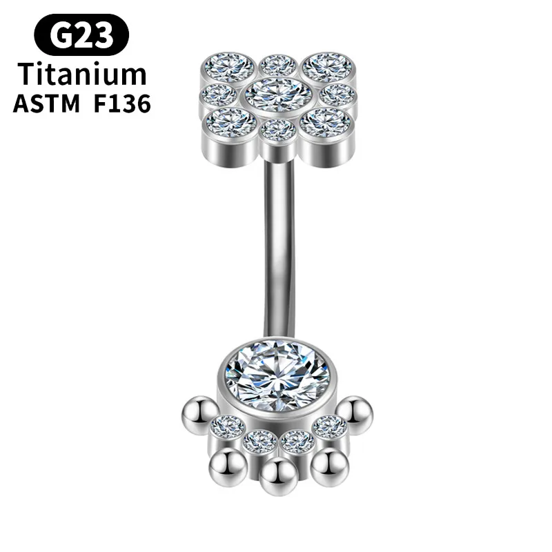 G23 Titanium Classic Crystal Belly Button Rings Navel Bar Zircon Body Belly Piercing Fashion Body Jewelry for Women wholesale
G23 Titanium Classic Crystal Belly Button Rings Navel Bar Zircon Body Belly Piercing Fashion Body Jewelry for Women wholesale